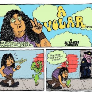 a VOLAR MOTA COMIX trazo podrido